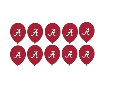 PIONEER University of Alabama 10 Latex 11'' Balloons Birthday Decorations