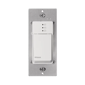 Broan CD60 20-40-60 Min Countdown Timer Exhaust Fan Wall Control - White - Picture 1 of 3