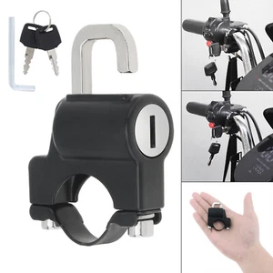 Casco antirrobo para motocicleta bloqueo seguridad manillar montaje accesorios bicicleta - Imagen 1 de 12