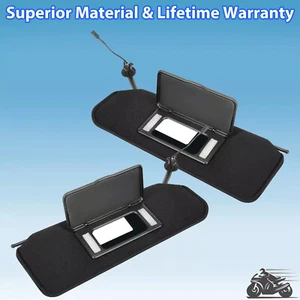 For Corvette C5 1997-2004 Sun Visors Sunvisor with Vanity Mirrors Pair with LED - Picture 1 of 21
