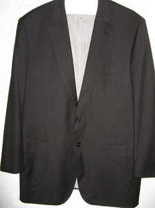 (S1) exquisite Brioni 44R 2 button black jacket - Picture 1 of 9