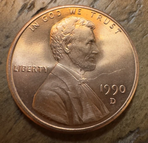 1990 D Lincoln Cent Cover