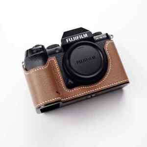 Half Case For Fujifilm XS10 X-S10 Genuine Leather Camera Cover Kontice Handmade