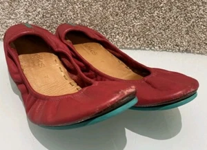 Tieks By Gavrieli Cardinal Red Womens Size 7 Foldable Ballet Flat Slippers - Picture 1 of 10