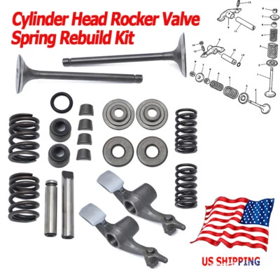 KIT DE RECONSTRUCCIÓN DE RESORTE DE VÁLVULA BASCULANTE DE CULATA PARA YAMAHA TRI MOTO 225 TIMBERWOLF Foto 1 de 4