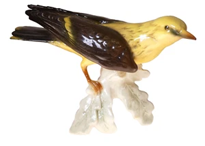 CV89 Goldener Oriole Vogel W. Goebel West Germany 1967 Keramik Figur Glanz - Bild 1 von 11