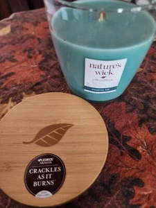 Natures Wick By Wood Wick Coastal Air Candle - Picture 1 of 5