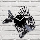 Fish Vinyl Record Wall Clock 12'' (30cm) Home Art Decor Vinyl Сlock 302