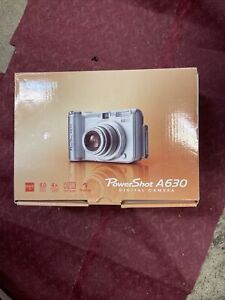 Canon Powershot A630 Digital Camera Untested
