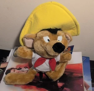Peluche Speedy Gonzales 1997 Ace Novelty Co. 11'' Vintage Looney Tunes con etichetta - Foto 1 di 5