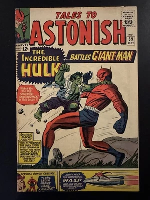 Tales to Astonish #59 Key:  1st Hulk in Title Marvel Comics 1964 NICE COPY!!! - Image 1 of 4