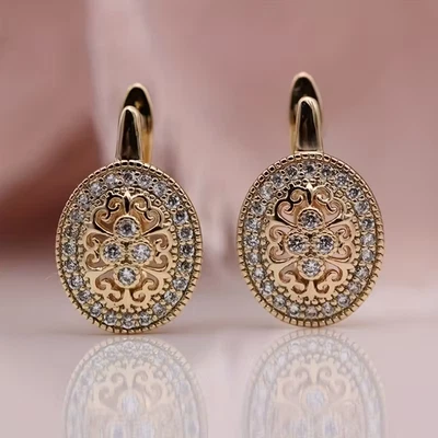 Orecchini in filigrana e zirconi - Immagine 1 di 4