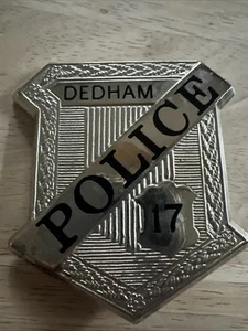 Vintage Reproduktion Dedham Massachusetts Polizei # 17 Pin selten - Bild 1 von 19