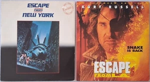 Escape From New York Laserdisc Embassy 1981 + L. A. John Carpenter Kurt Russell - Picture 1 of 14