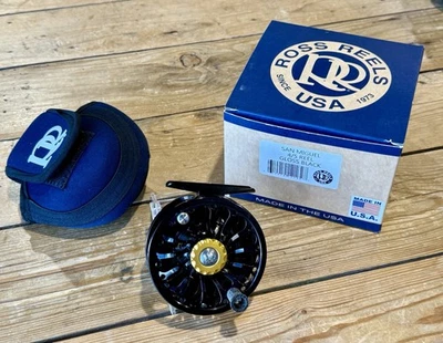 Ross San Miguel 4/5 Gloss Black Fly Fishing Reel  * NEW * - image 1 of 4