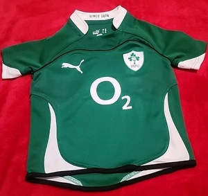Puma Ireland 2010 2011 Home Rugby Jersey Shirt Original Size Youth 6 Pre-owned  - Picture 1 of 10