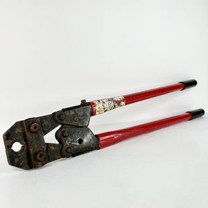 LOOS & CO 1/4 WIRE ROPE CRIMPER🚧 | MANUAL HAND SWINGING TOOL | TESTED✨ - Picture 1 of 8