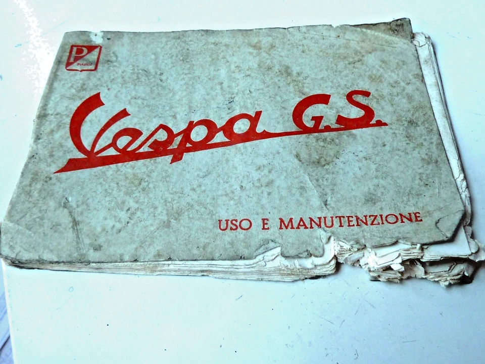VESPA GS piaggio  – Manuale uso e manutenzione ORIGINALE!! - Immagine 1 di 4