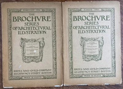 The Brochure Series of Architectural Illustration 1902 Vol 8, No. 2, 3 - Image 1 of 4