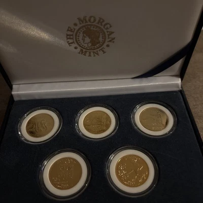 2008 United States Five Statehood Quarter Dollars Special Edition Morgan Mint - Image 1 of 4