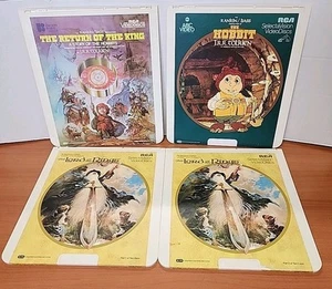 The Hobbit / Lord Of The Rings / The Return Of The King CED Videodisc (Animated) - Picture 1 of 9