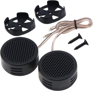 Parlantes tweeters para carro 2 piezas 500W mini domo alta eficiencia audio - Imagen 1 de 12