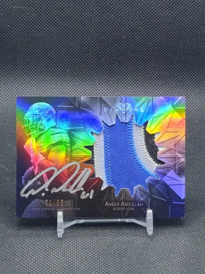 2015 Topps Diamond Rookie /95 Ameer Abdullah #RAJP-AA RPA Jumbo Patch Auto RC - Image 1 of 2