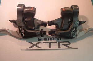 Shimano XTR 3x8-Spd ST-M950 Shifters/V-Brake Levers MTB- RF+ STI- VGC - Picture 1 of 9