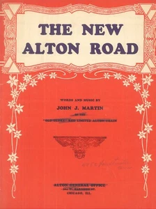 The New Alton Road Noten Klavier Stimme Ukulele 1932 John J Martin Red Train - Bild 1 von 3