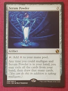 Magic The Gathering ICONIC MASTERS SERUM POWDER artifact card MTG - Picture 1 of 2