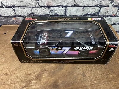 1994 Edition Racing Champions Bank Geoff Bodine 1:24 Stock Car Die Cast Exide - Image 1 of 4
