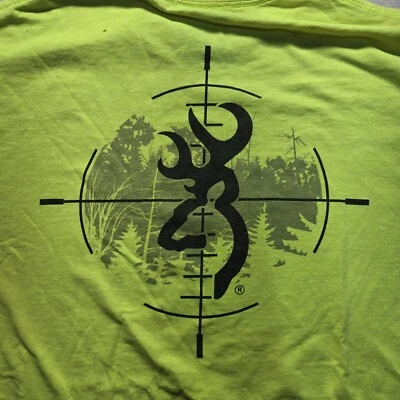 Camiseta REALTREE Amarilla Neón Deportista Aire Libre Caza Pesca Para Hombre Talla Mediana Foto 1 de 4