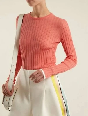 Diane von Furstenberg DVF Fine Gauge Pink Wool Sweater XS 6/8Uk - Image 1 of 4