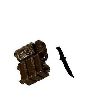 Gi Joe Hasbro Cobra back pack knife accessory weapon Vtg Action figure toy 1980s - Picture 1 of 4