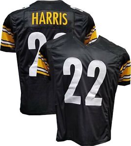 Najee Harris #22 Pro Style Custom Sewn Black Mens Jersey M-3XL, Pittsburgh RB