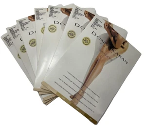 7 Vintage Deadstock DONNA KARAN 'The Nudes' Pantyhose Tone B02 A24 Sz Medium - Picture 1 of 6