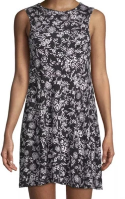 Vestido para mujer Rachel Pally Sergei gráfico mediano negro blanco sin mangas Foto 1 de 2