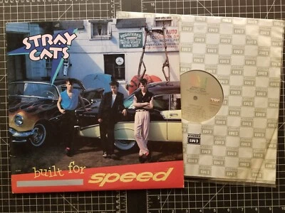 STRAY CATS Built For Speed LP 1982 Vinyl EMI INNER Rockabilly BRIAN SETZER Strut - Image 1 of 4