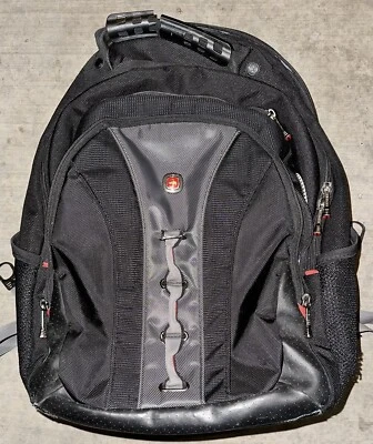 "Mochila de transporte para portátil Wenger The Legacy 67329140 negra/gris 16"" para computadora portátil" Foto 1 de 4