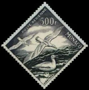 Timbre de Monaco Poste aérienne PA N° 57 Neuf ** MNH dentelé 11 - Imagen 1 de 1