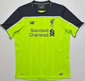 Liverpool 2016/2017 Third Yellow New Balance Shirt Jersey Football Soccer Size L - Picture 1 of 21