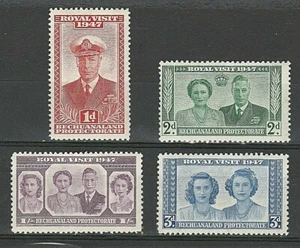 BECHUANALAND PROTECTORATE 1947 SG132-135 KGVI ROYAL VISIT - MNH - Picture 1 of 1