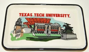 Plato bandeja baratija cerámica Glory Haus Kalyn Dunks TEXAS TECH University NCAA - Imagen 1 de 4