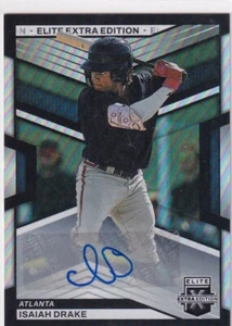 Autógrafo Panini Elite 2023 edición extra #9 Isaiah Drake - Atlanta Braves - Imagen 1 de 2