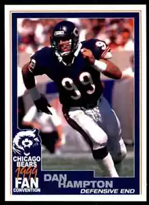 1999 Chicago Bears Fan Convention Dan Hampton HOF TRÈS RARE Arkansas Razorbacks - Photo 1 sur 3