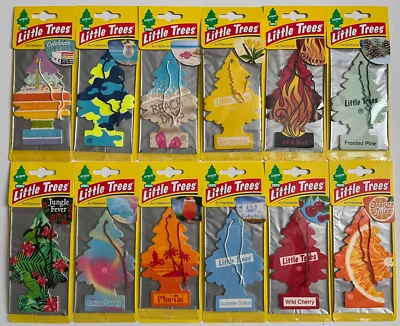 12 x Magic Tree Little Tree Colgante Aire Freshner Coche PAQUETE DE VERANO