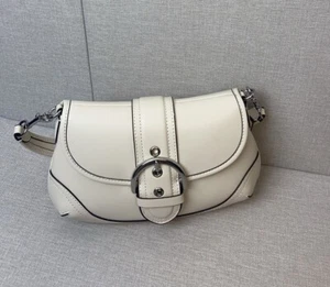 COACH Soho bag in regenerative leather CR699 White Outlet New - Picture 1 of 8