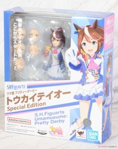 BANDAI S.H.FIGUARTS UMAMUSUME: BONITA FIGURA TOKAI TEIO EDICIÓN ESPECIAL DERBY - Imagen 1 de 9
