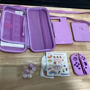 Younik Switch Case for Switch 2017, 14 in 1 Accesseries Kit with L Purple - Picture 1 of 2
