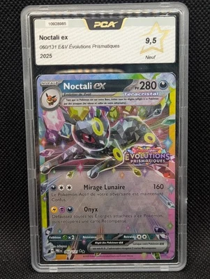 Carte Pokemon NOCTALI EX "stamp" - PCA 9.5 - EV8.5 PRE FR - 060/131- Neuf - Photo 1/3